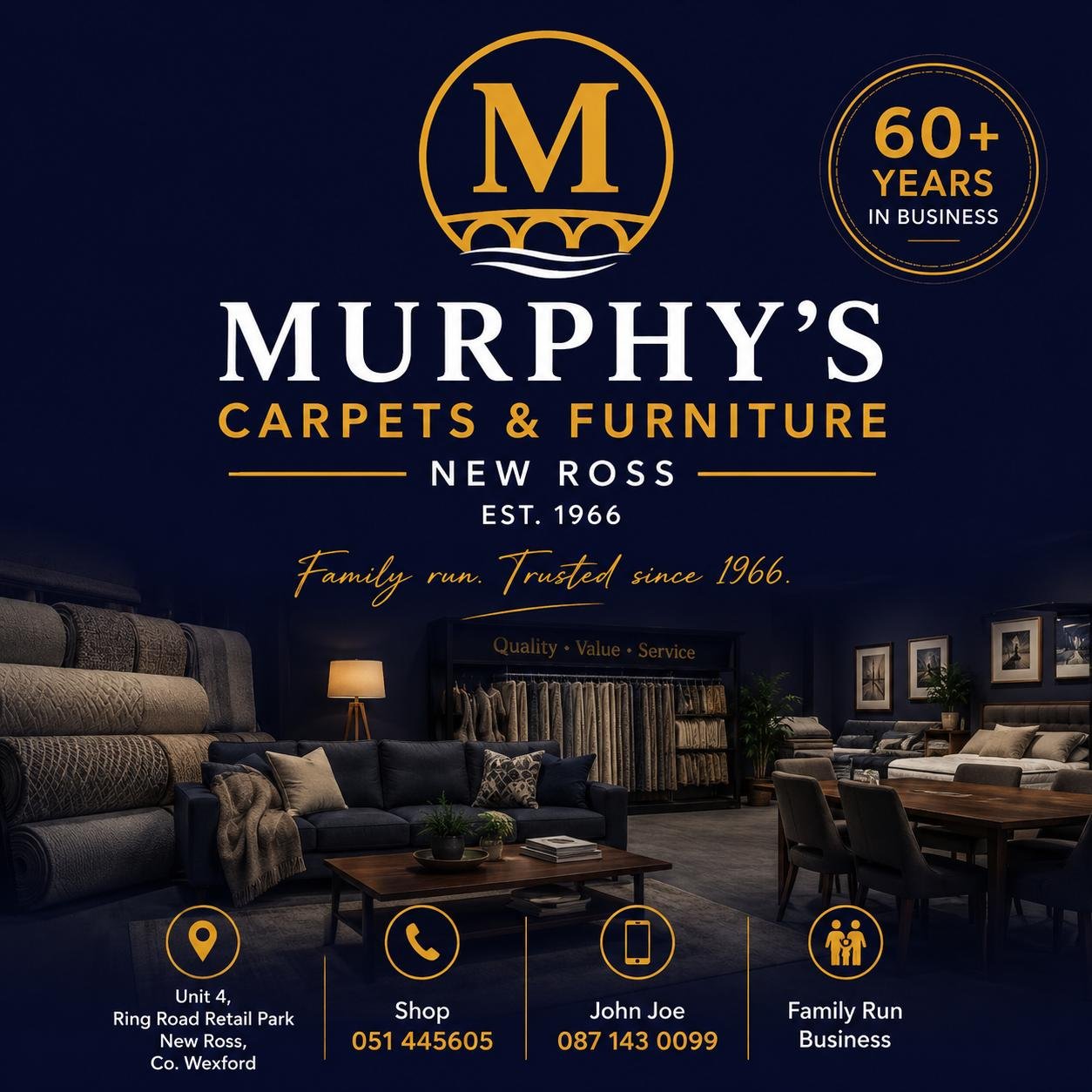 Murphy's Carpets & Furniture logo